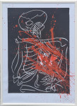 Edo Murtić "Viva la Muerte 12" svilotisak serigrafija 70x50cm;