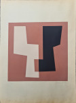 Ivan Picelj "Geometrija 2" svilotisak serigrafija 50x35cm; iz 1957;