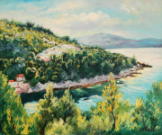 Ivan Vlašić "Otok" ulje na platnu 50x60cm