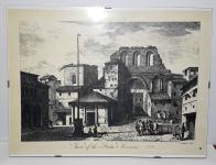 PRINT SA STARE SLIKE (RAZGLEDNICE) SPLIT DIOKLECIJANOVA PALAČA 1764. g