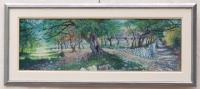 Grananje Šumskih Staza, 105x45 cm uokvirena slika