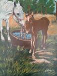 Umjetnička slika Konji