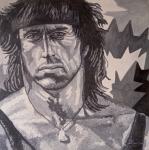 Umjetnička slika Sylvester Stallone - John Rambo
