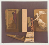 Vasilije Jordan "Anđeo putovanja" svilotisak serigrafija 50x70cm