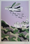 Vojo Radoičić "Marija" svilotisak serigrafija 50x35cm; iz 1996 godine;