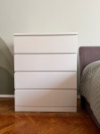 Ikea MALM, komoda s 4 ladice (+ MARKHUS amortizer)