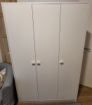 Ormar s 3 vrata Ikea Kleppstad, bijeli