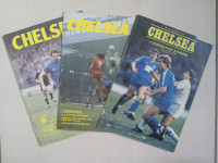 Chelsea 85/86-86/87 official programme :QPR, Liverpool,Luton Town