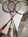 reket za badminton reketi 3 kom., sva 3 za samo 7€ očuvani