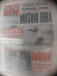 SPORTSKE NOVOSTI 1989 GODINA DINAMO-HAJDUK JUGOPLASTIKA-BARCELONA RIJE