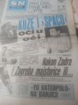 SPORTSKE NOVOSTI 1990 GODINA JUGOPLASTIKA-CIBONA   ZADAR CRVENA ZVEZDA