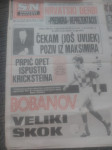 SPORTSKE NOVOSTI 1992 GODINA SLOBODNA DALMACIJA-CIBONA  ZVONIMIR BOBAN