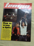 Tempo broj 458 HAJDUK POBJEDNIK KUPA 1974 posteri Ratko Svilar i hokej