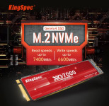 KingSpec SSD M2 Gen4 NVMe 2TB Drive M.2 2280 PCIe 4.0