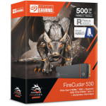 Seagate FireCuda 530 Heatsink SSD disk, 500GB, NVMe PCIe M.2