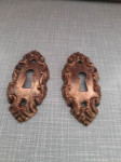 2 brončane stare ključanice 7,5x3,5 cm