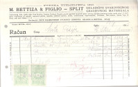 M.Bettiza & Figlio-Split rč.iz 1925