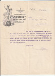 STARI DOKUMENT "MERKUR"PETERA MAJDIČA FILIJALA U KRAINBURGU 1910 g