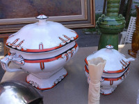 starinske antikne porculanske zdjele za juhu