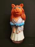 Vintage gumena igračka Miss Piggy, Henson Associates Inc 1980