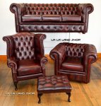 CHESTERFIELD GARNITURA (Više boja) Original Engleska proizvodnja-Novo