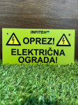 ELEKTRIČNA OGRADA - ELEKTRIČNI PASTIR /// TABLICA UPOZORENJA INFITEH