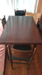 Blagavaonski stol i 4 stolice