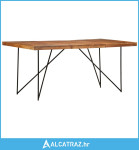 Blagovaonski stol od masivnog drva bagrema 180 x 90 x 76 cm - NOVO