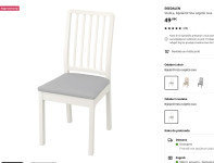 IKEA 2 Stolice, SPLIT, cijena za dvije stolice ukupno 30 EUR