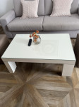 Klub stol Eva 110 x 70 beige visoki sjaj