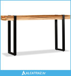 Podesivi konzolni stol od masivnog obnovljenog drva - NOVO