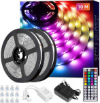 10m Set LED trake RGB IP20 - 2x5m 44 tipke + napajanje