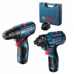 Bosch Aku Bušilica GSR 120-LI + Odvijač GDR 120-Li Li-ion 2x12V 2,0Ah