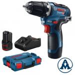 Bosch Aku Bušilica - Odvijač GSR 12V-35 Li-ion 2x12V 35Nm + L-boxx