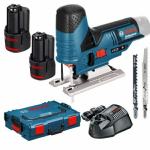 Bosch Aku Ubodna Pila GST 12V-70 Li-ion 2x12V 3,0Ah + Pribor 2/1 + L-