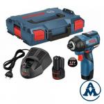 Bosch Aku Udarni Odvijač GDR 12V-110 Li-ion 2x12V 3,0Ah 110Nm + L-box