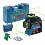 Bosch Nivelir Laserski Križni GLL 3-80 G 4xAA + CP + Kofer