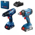 Bosch Set Aku Odvijač GDX 180-LI + Bušilica GSR 180-Li 2x18V 1,5Ah