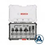 Bosch Set Glodala za Ravnanje Rubova prihvat 6mm 6/1