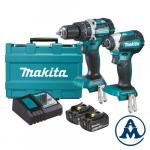 Makita Aku Set DLX2180X | DHP484Z + DTD153Z | Li-ion 2x18V 3,0Ah