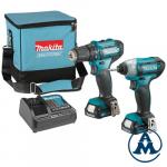 Makita Set Aku Bušilica DF333D + Aku Udarni Odvijač TD110D | CLX224SA