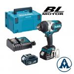 Makita Udarni Odvijač Aku DTW1002RTJ Li-ion 2x18V 5,0Ah 1000Nm 1/2"