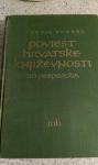 Poviest hrvatske književnosti do narodnog preporoda / Mihovil Kombol