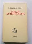 Theodor Adorno Žargon autentičnosti