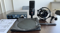 Presonus AudioBox  iTwo + SE electronics X1 + Pop filter