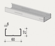 KNAUF CD profil 60 x 27 x 0,6 mm / 3 m