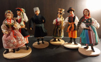 Lutke u poljskim narodnim nošnjama iz '70-ih za kolekcionare