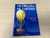 NK CROATIA-NK VARTEKS finale nogometnog kupa 1996-Službeni program