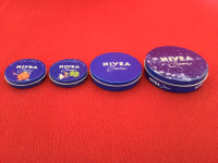 Stare prazne limene kutije Nivea Creme