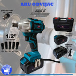 Hammer Tools Aku odvijač X2 Li-ion baterije + glava za svrdla 1,5-13m